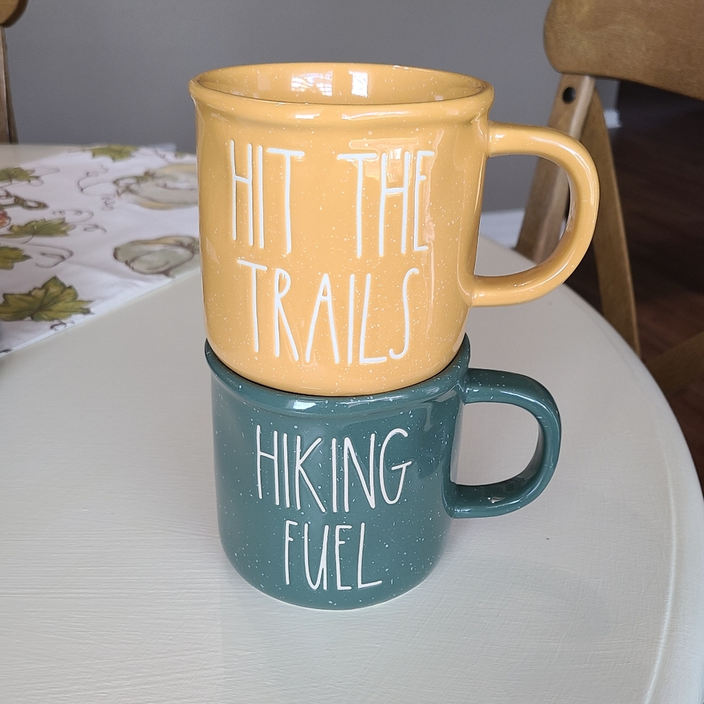 Brand New- Rae Dunn Hit the Trails & Hiking Fuel Mugs